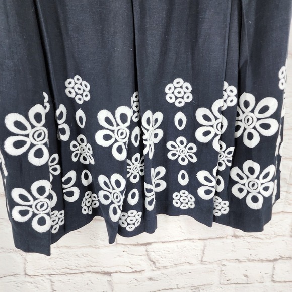 Tweeds Linen Womens Dress Size 20W Floral Preppy Twee Vacation Cruise Career Mod - Picture 5 of 10